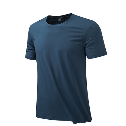 Summer silk breathable short-sleeved t-shirt