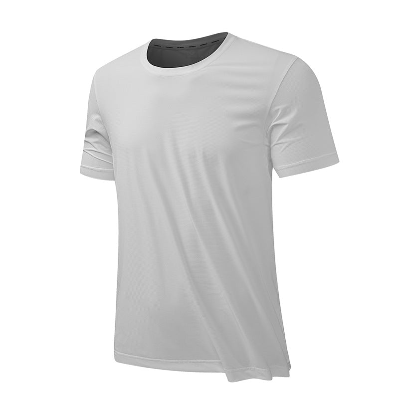 Summer silk breathable short-sleeved t-shirt