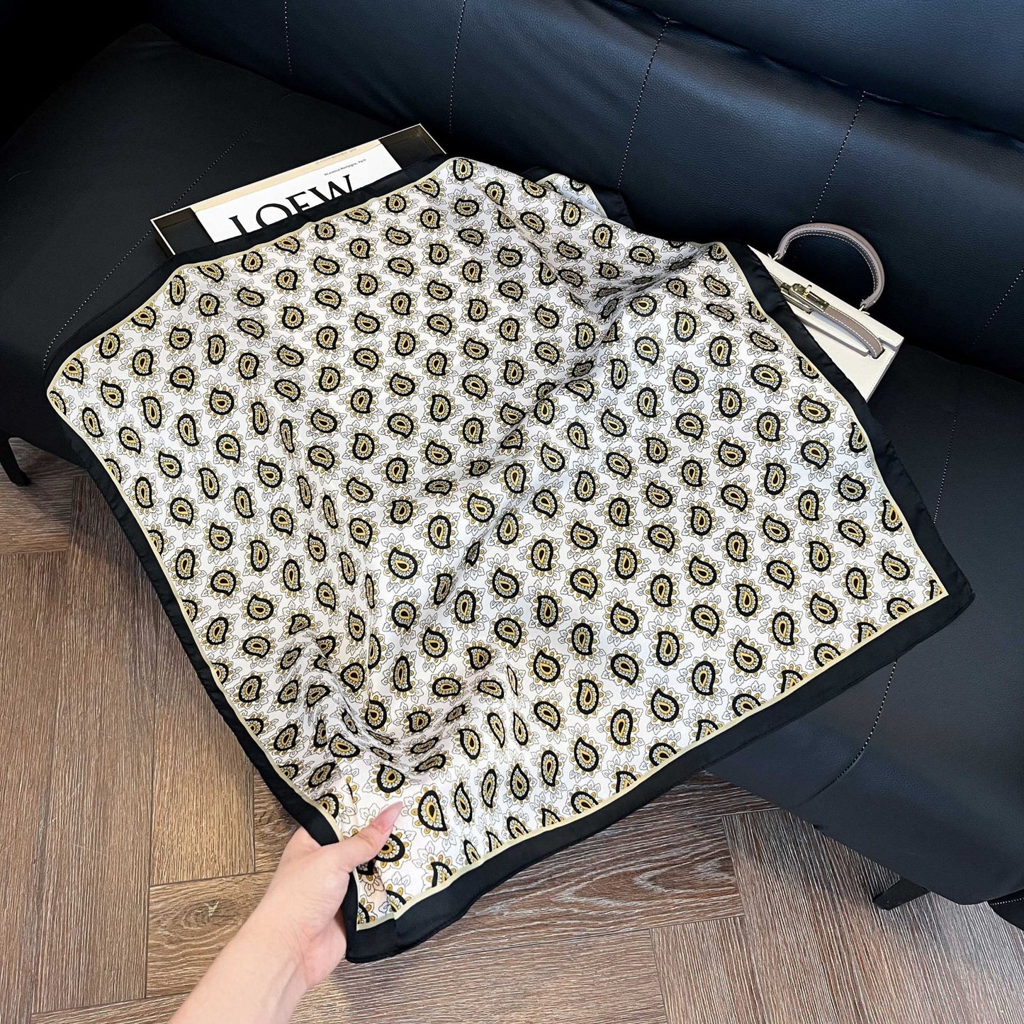Summer Silk Scarves for Women 70X70 Square Scarves
