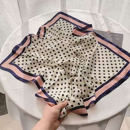 Summer Silk Scarves for Women 70X70 Square Scarves