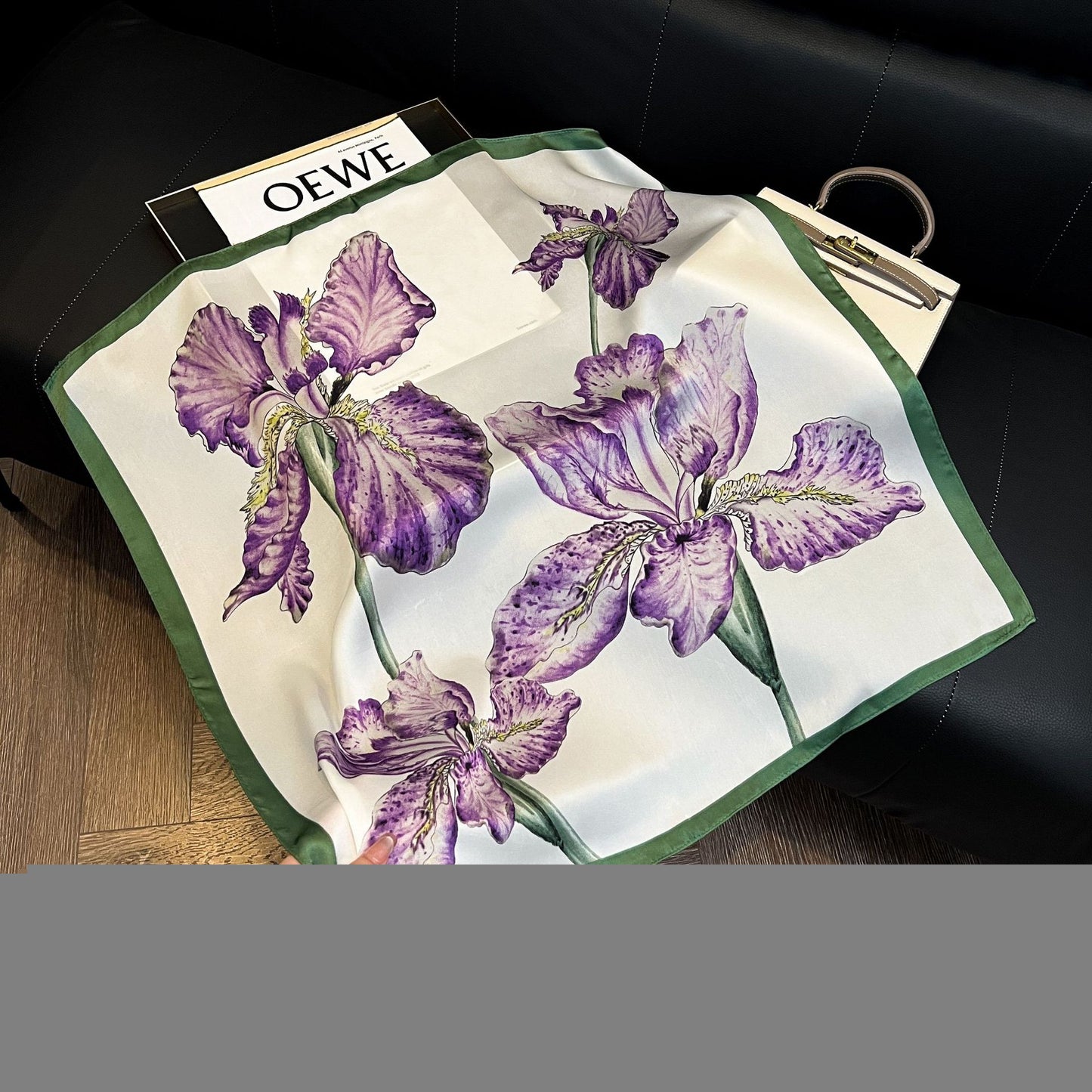 Summer Silk Scarves for Women 70X70 Square Scarves