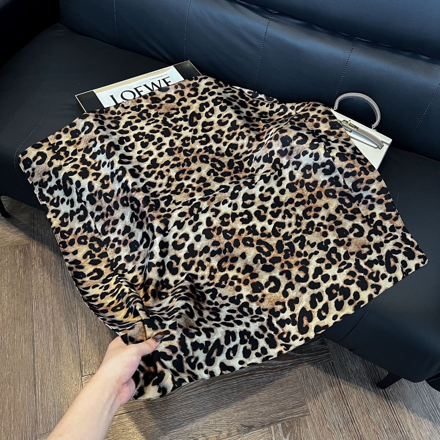 Summer Silk Scarves for Women 70X70 Square Scarves
