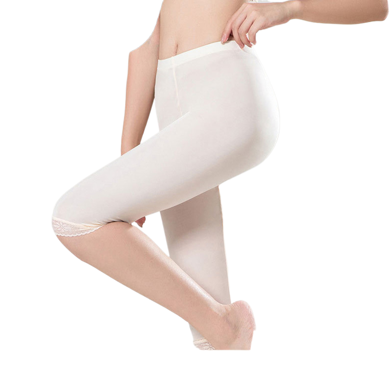 Summer silk seven-inch leggings