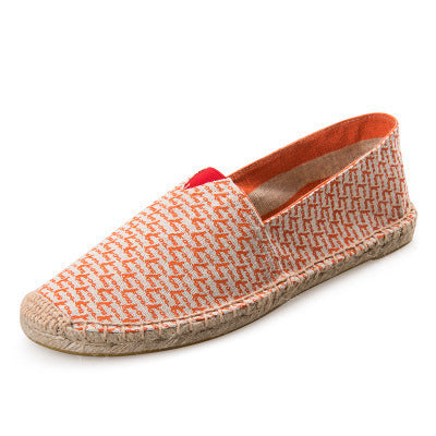 Summer Slip-On Fisherman's Shoes, Lazy Canvas Hemp Rope Shoes