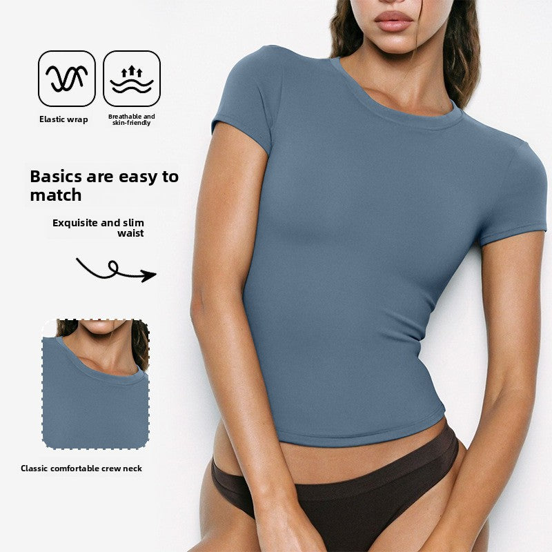 Summer sports t-shirt yoga wear