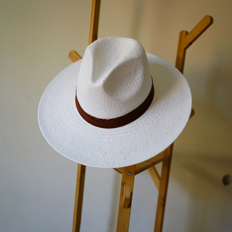 Summer Sun Protection and Sunshade Holiday Panama Wide Brim Straw Hat
