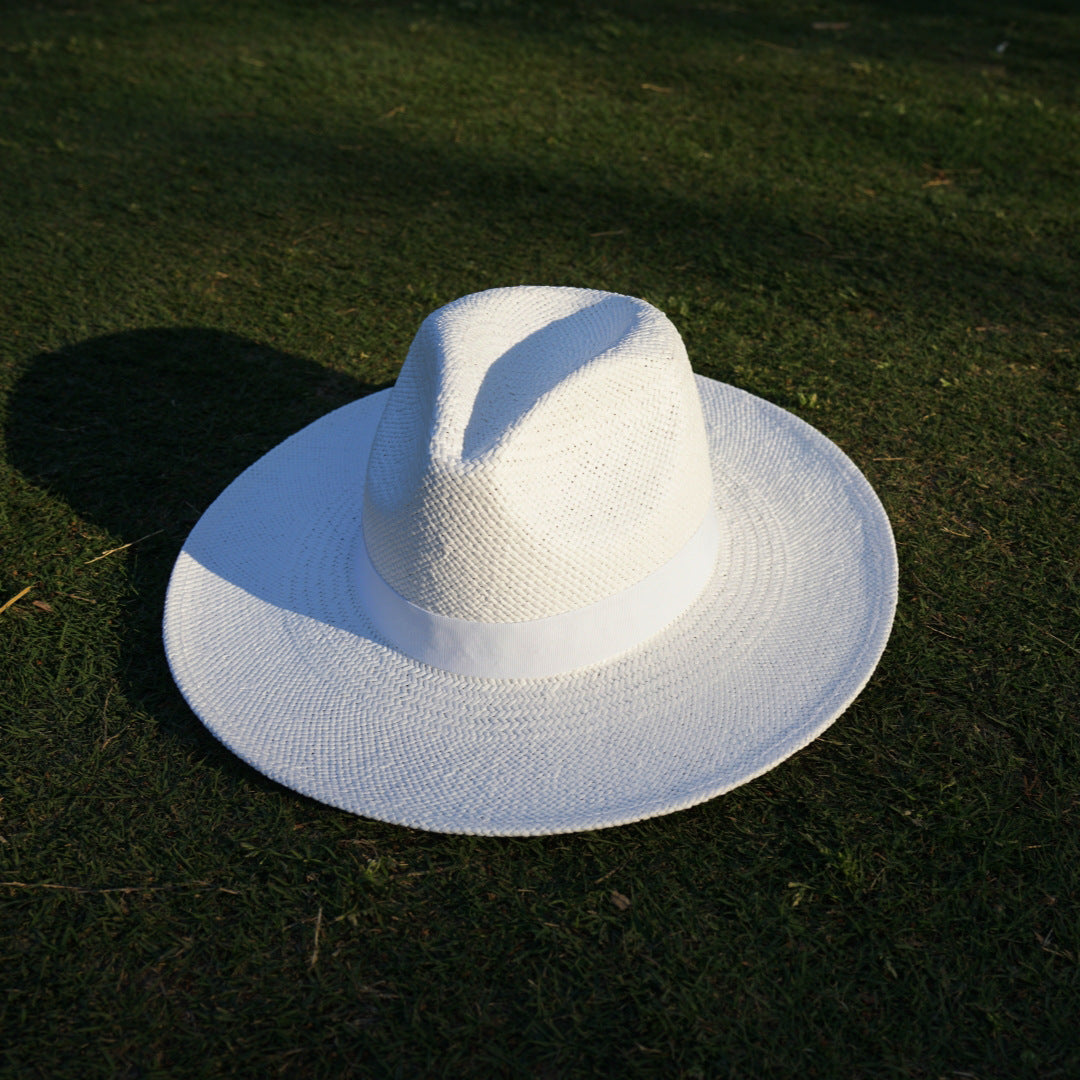 Summer Sun Protection and Sunshade Holiday Panama Wide Brim Straw Hat