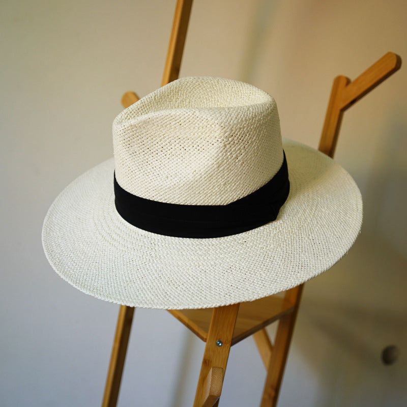Summer Sun Protection and Sunshade Holiday Panama Wide Brim Straw Hat