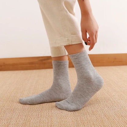 Summer Sweat-Absorbent Solid Color Socks