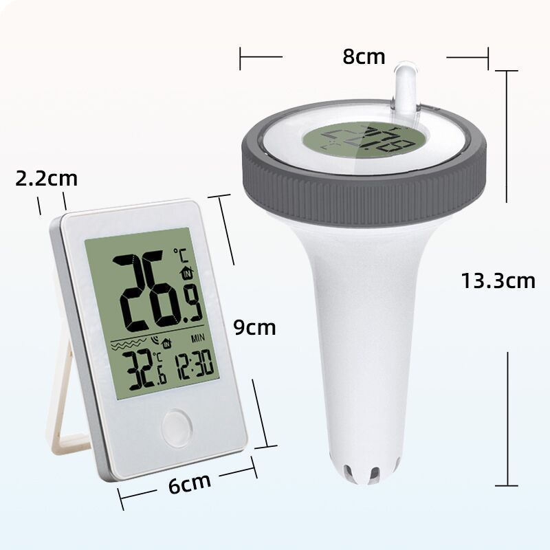 Summer Swimming Pool Thermometer Pool Bathtub Water Thermometer Wireless Floating Fish Tank Pool thermometer