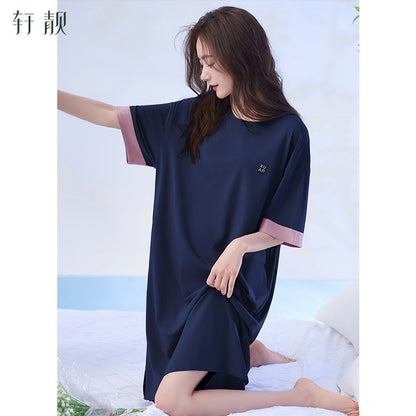 Summer thin short-sleeved modal cotton sexy pajamas