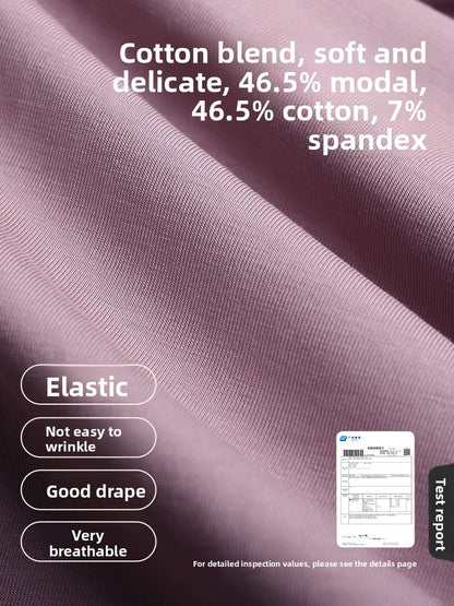 Summer thin short-sleeved modal cotton sexy pajamas