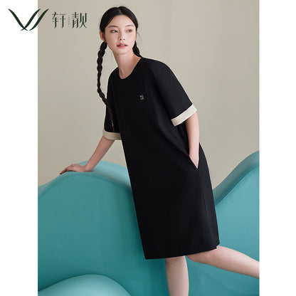 Summer thin short-sleeved modal cotton sexy pajamas