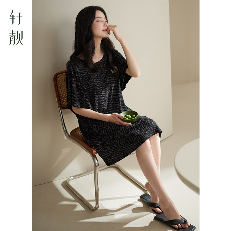Summer thin short-sleeved modal cotton sexy pajamas