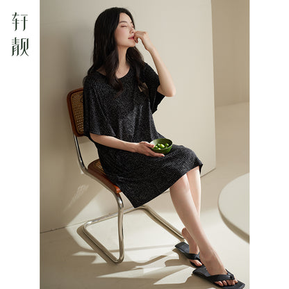 Summer thin short-sleeved modal cotton sexy pajamas
