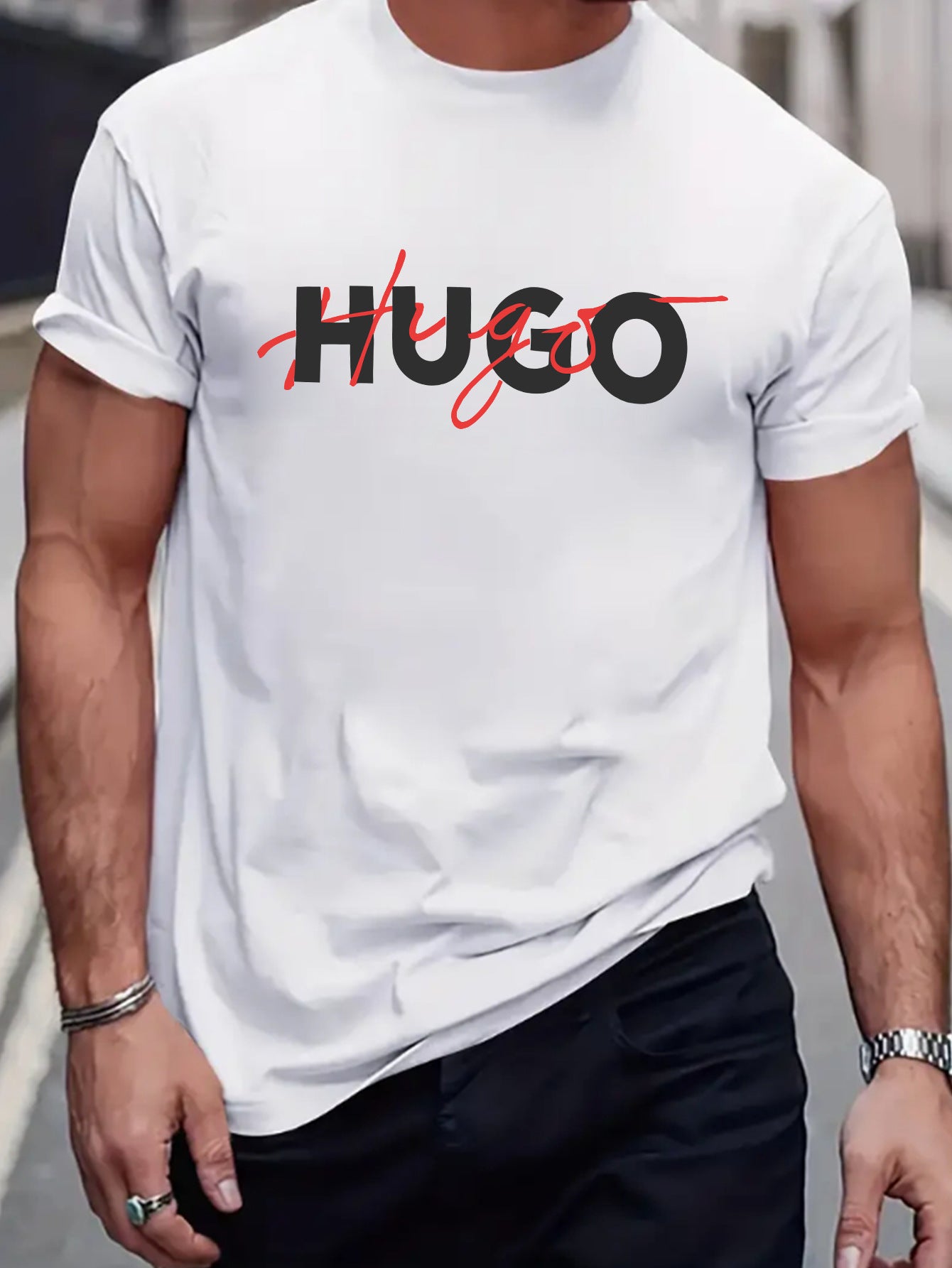 Summer Trendy Pattern Loose Fit Short Sleeve T-shirt