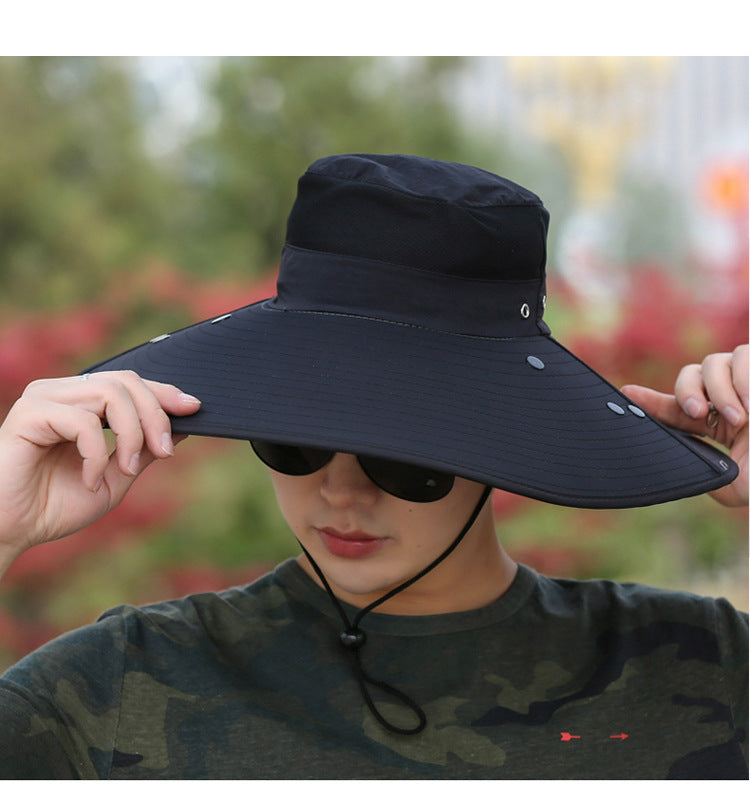 Summer Wide-Brimmed Fisherman Hat