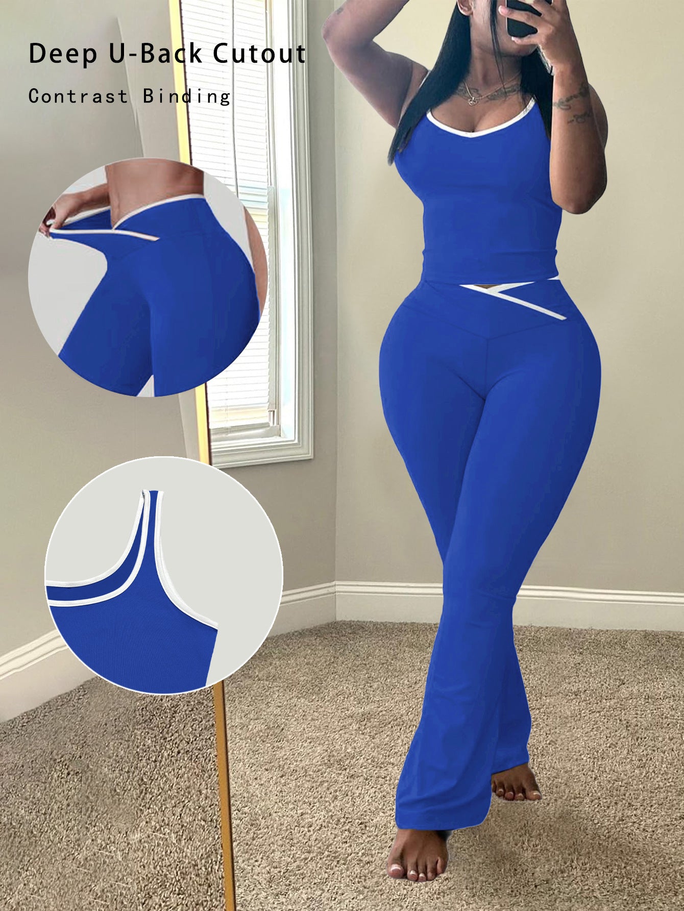 Summer Womens Tank Top and Pants