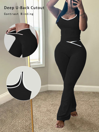 Summer Womens Tank Top and Pants