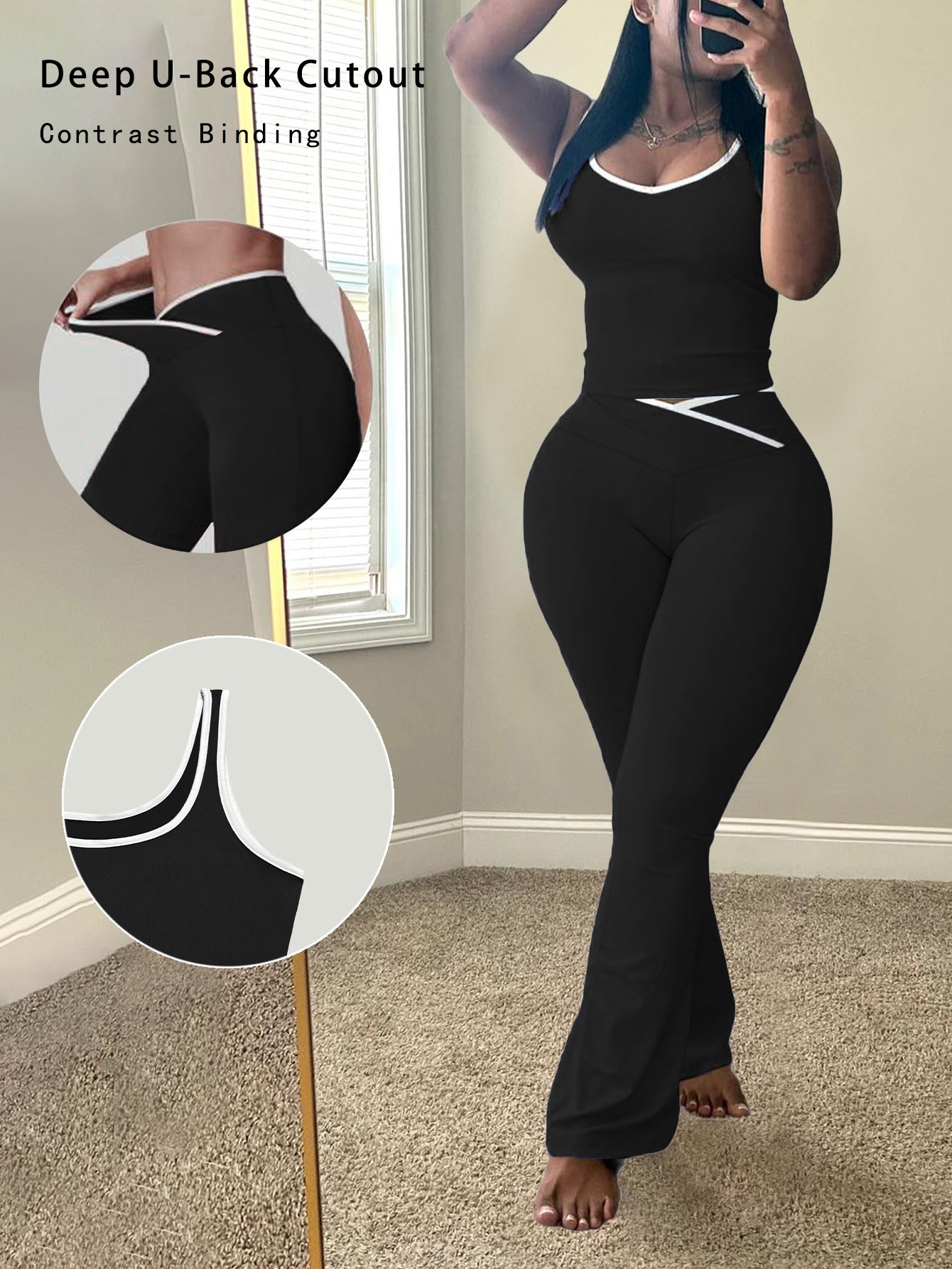 Summer Womens Tank Top and Pants