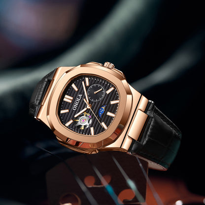 Sun Moon Star Mechanical Watch Men