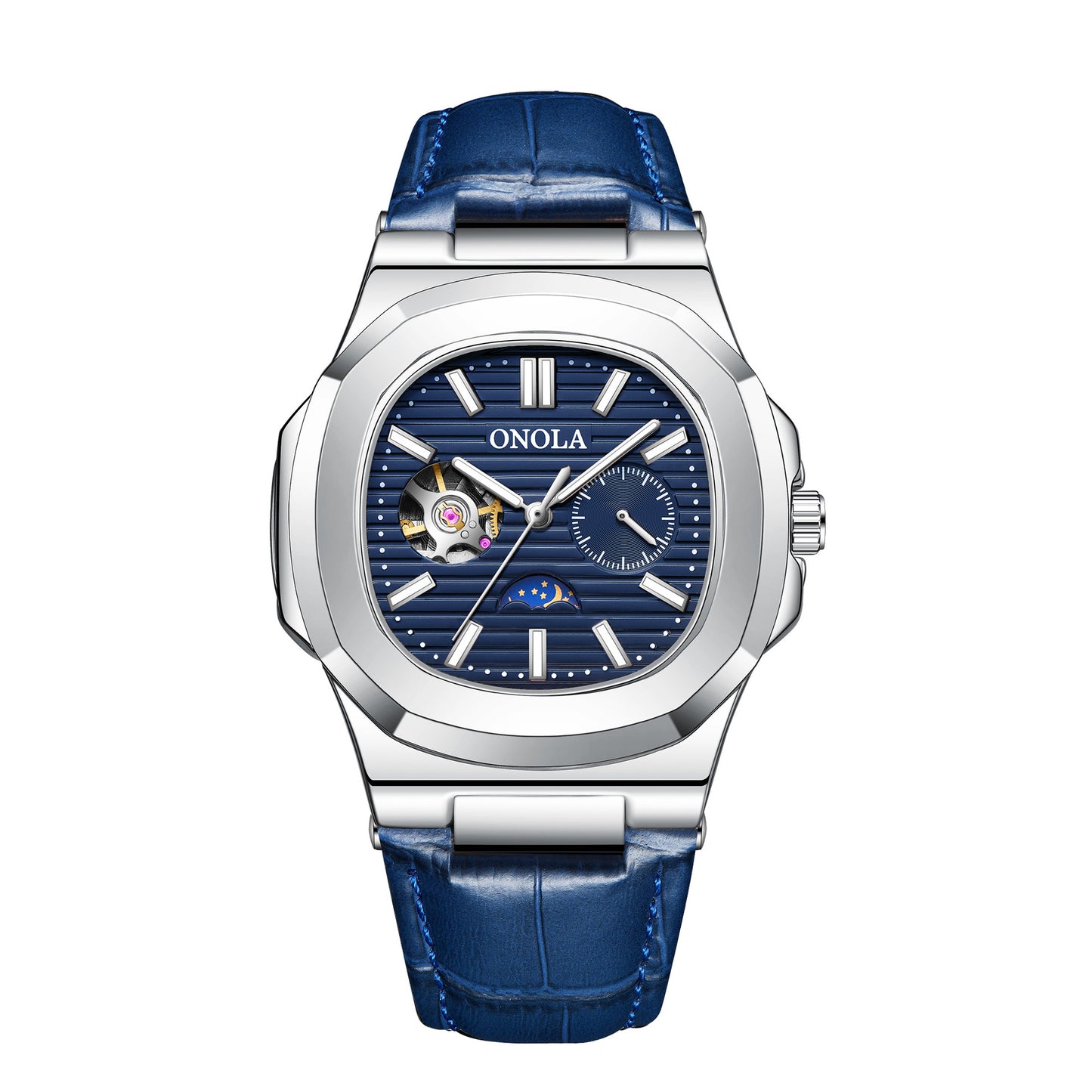 Sun Moon Star Mechanical Watch Men