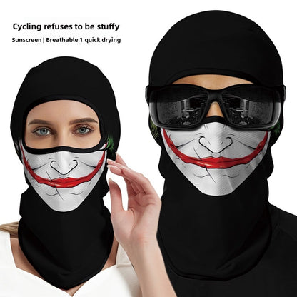 Sun protection cycling mask