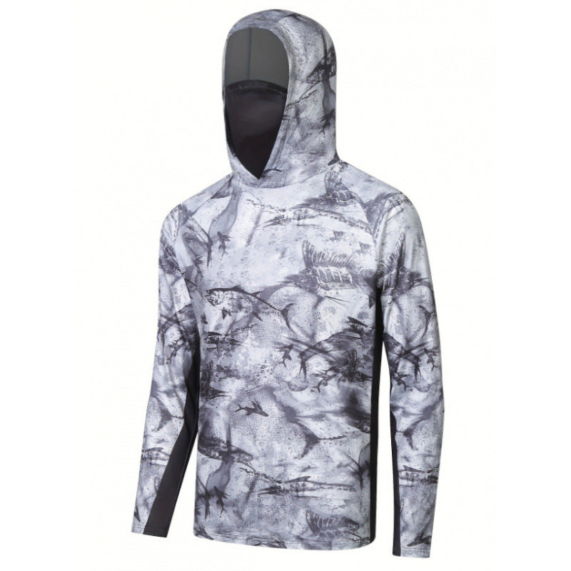 Sun-protective clothing with a hat