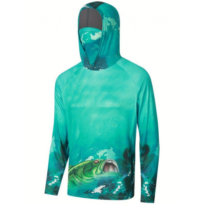 Sun-protective clothing with a hat