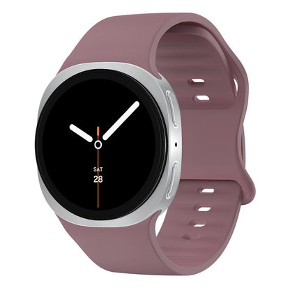 Sun-shaped buckle bracelet watch strap in solid color