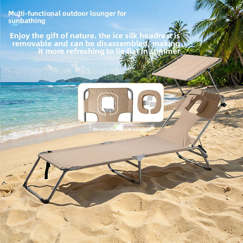 Sunbathing folding bed