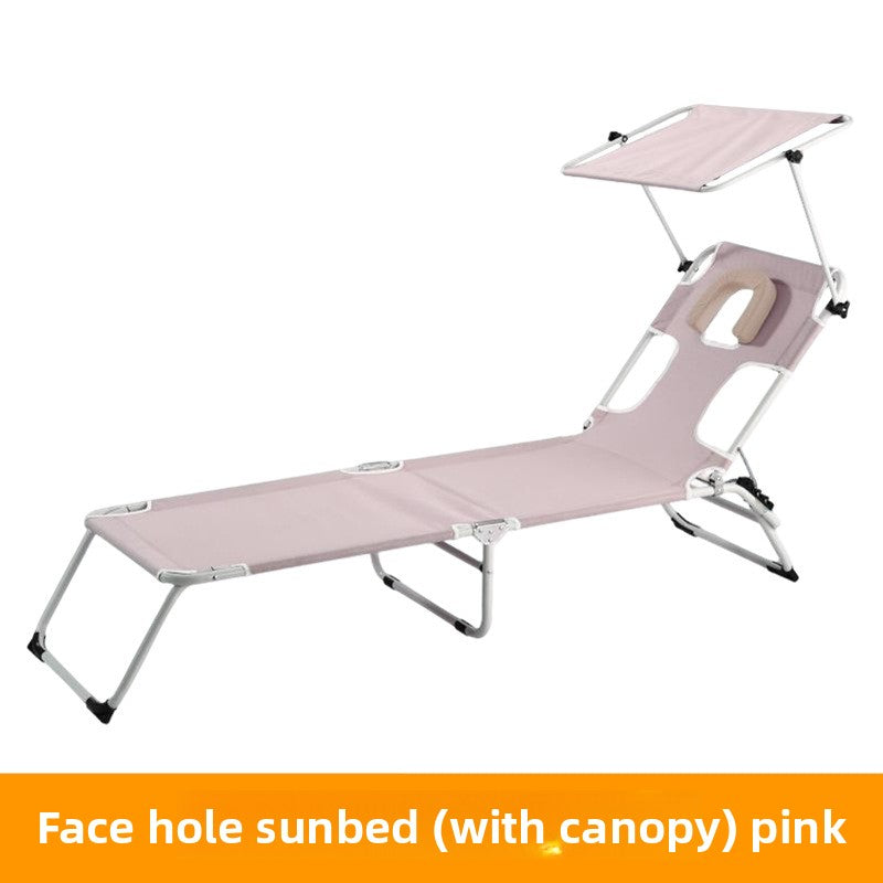 Sunbathing folding bed