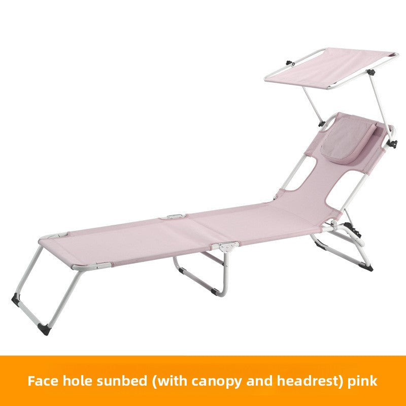 Sunbathing folding bed