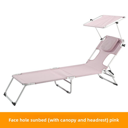 Sunbathing folding bed