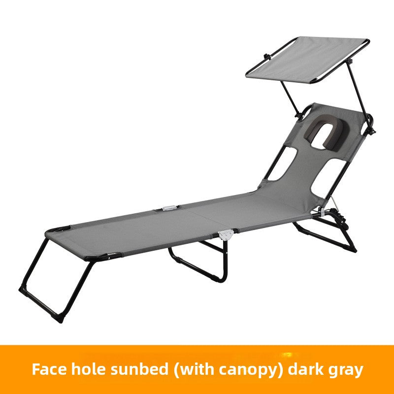 Sunbathing folding bed