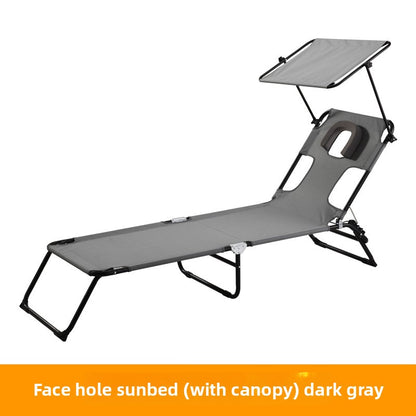 Sunbathing folding bed