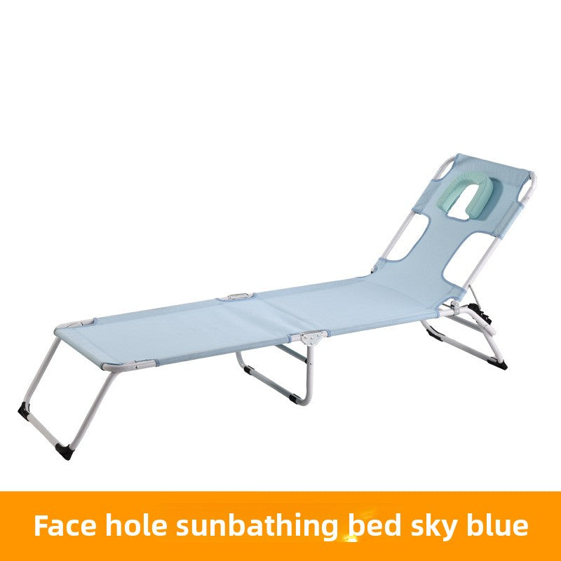 Sunbathing folding bed