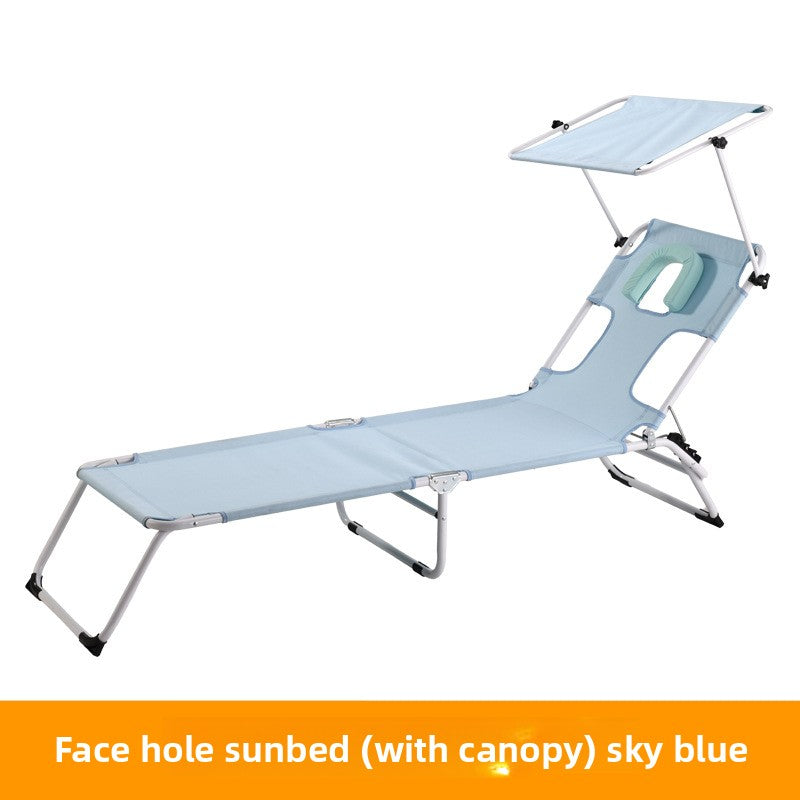 Sunbathing folding bed