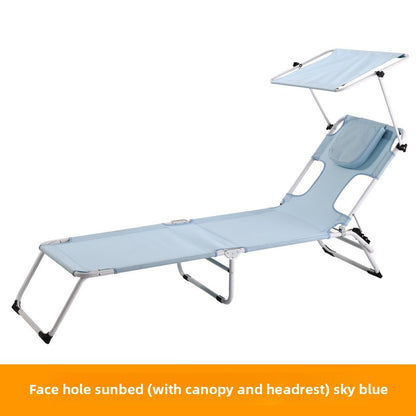Sunbathing folding bed