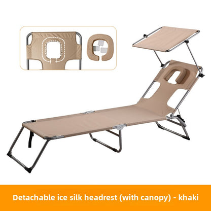 Sunbathing folding bed