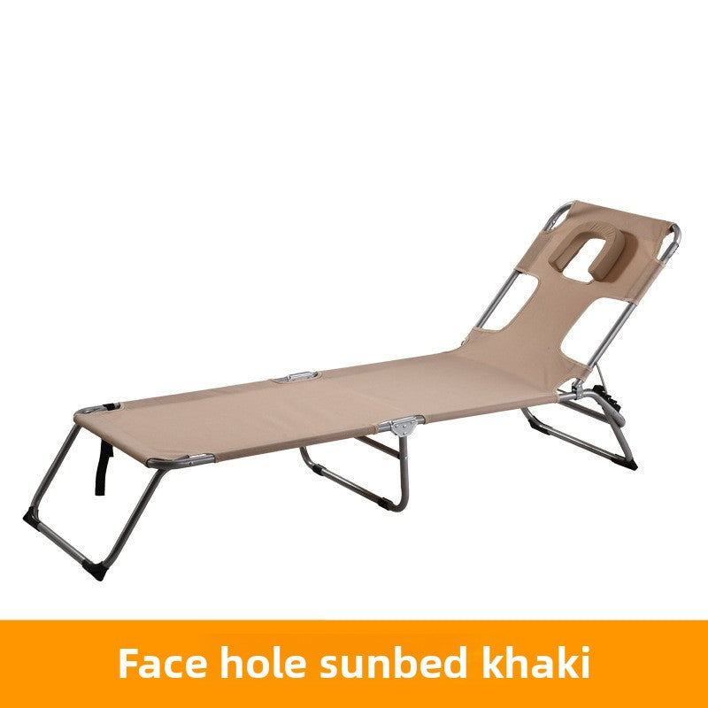 Sunbathing folding bed