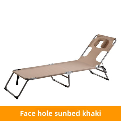 Sunbathing folding bed