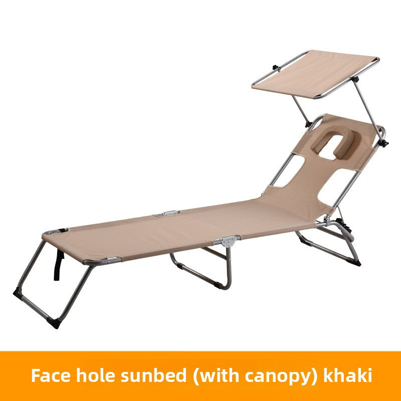 Sunbathing folding bed
