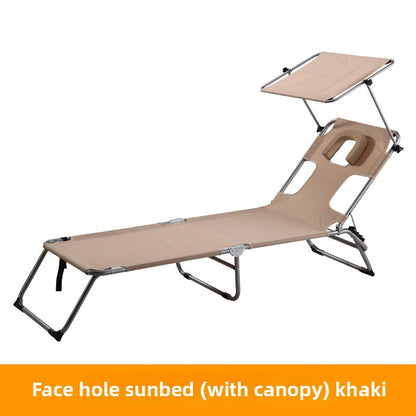 Sunbathing folding bed