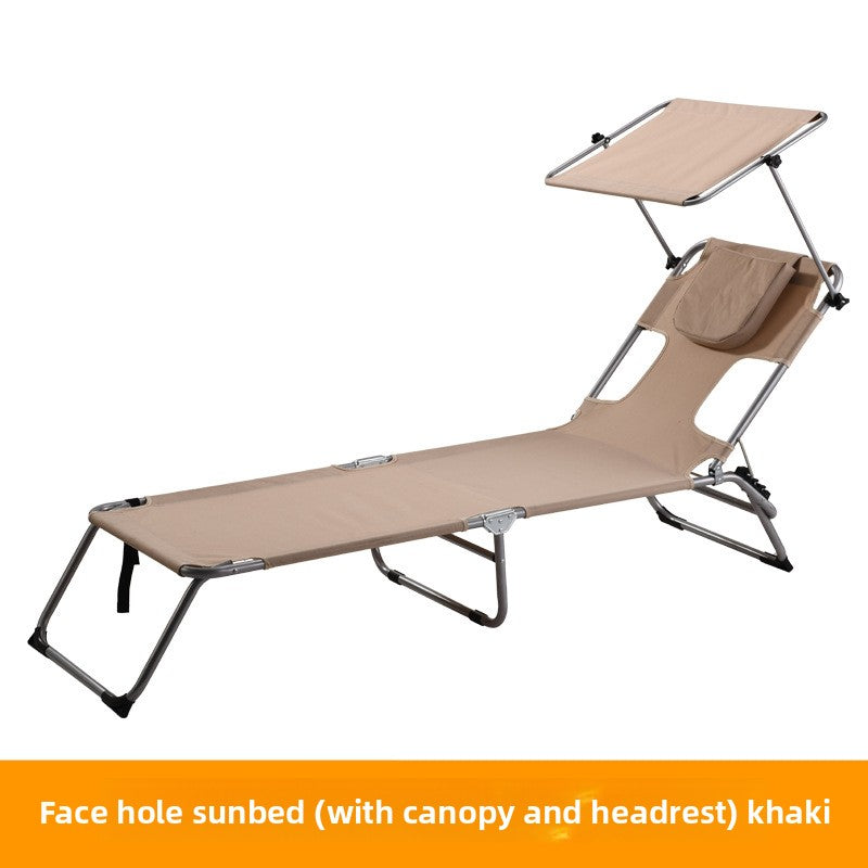 Sunbathing folding bed