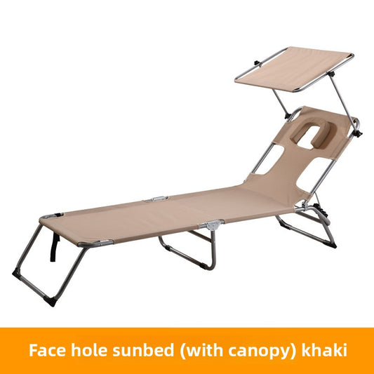 Sunbathing folding bed