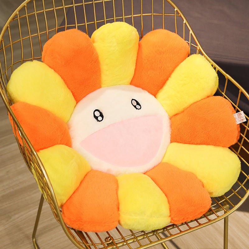 Sunflower figurine cushion