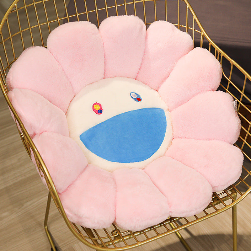 Sunflower figurine cushion