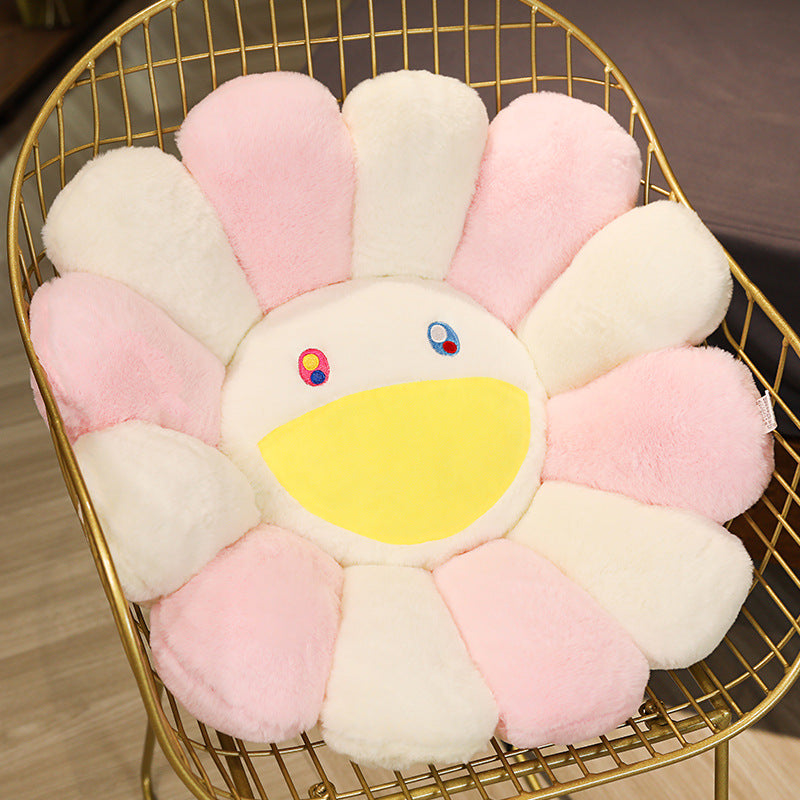Sunflower figurine cushion