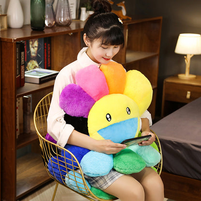 Sunflower figurine cushion